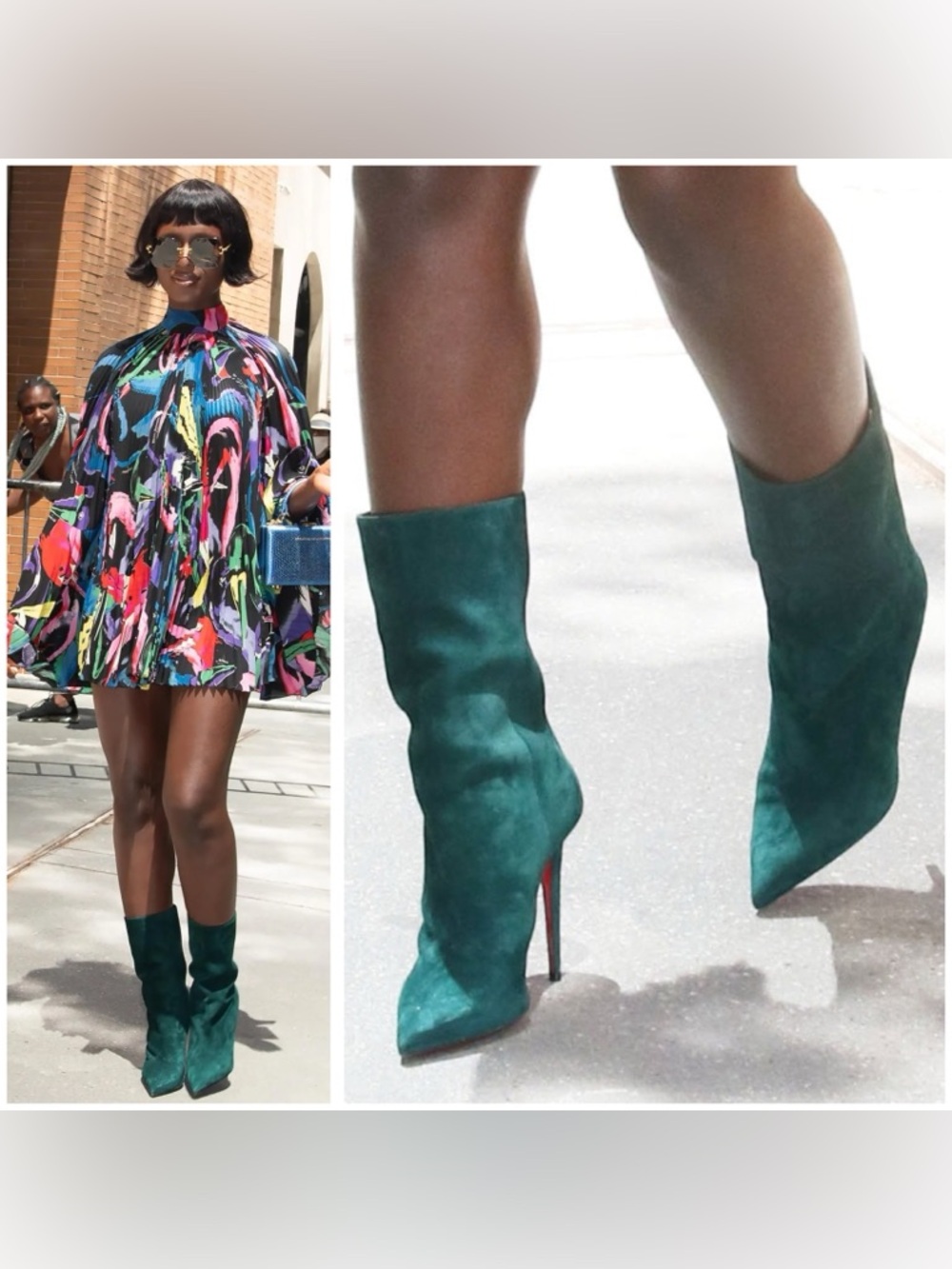 New Christian Louboutin - Astrilarge suede boots 36.5 $1,495 - Picture 2 of 11